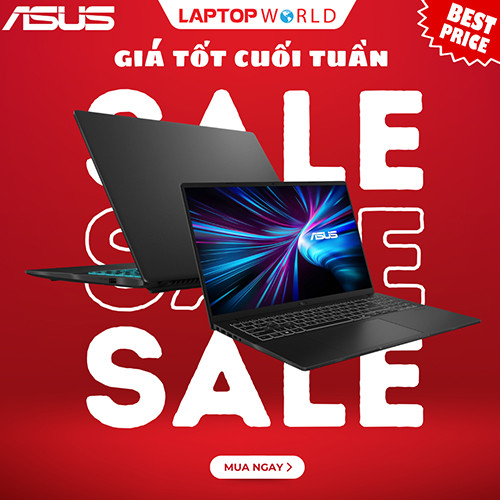 ASUS Gaming V16 giá tốt cuối tuần: Bộ ba RTX 5000 Series khuấy đảo phân khúc gaming tầm trung