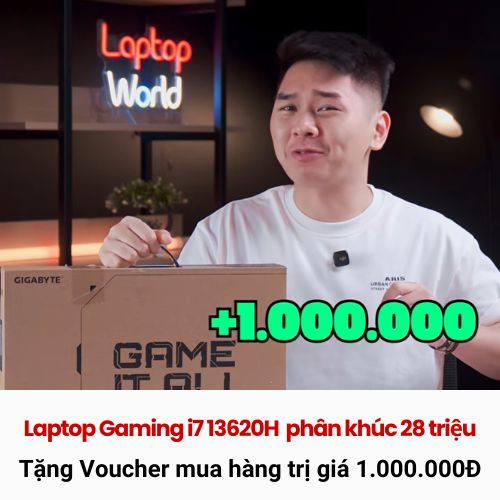Laptop Gaming i7 13620H duy nhất phân khúc 28 triệu??? Gigabyte Gaming A16 RTX 4050