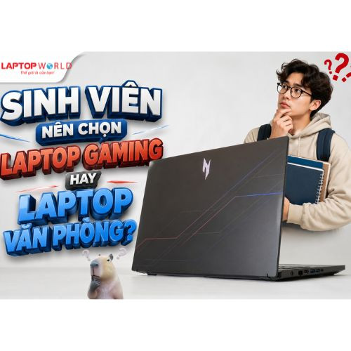 Chuẩn bị cho năm học mới: Sinh viên nên chọn laptop gaming hay laptop văn phòng?