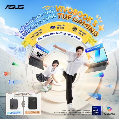 MÙA BACK TO SCHOOL 2026 KHÁC BIỆT CỦA ASUS: BỨT PHÁ TRẢI NGHIỆM MUA SẮM VỚI DẢI SẢN PHẨM CHỦ LỰC, DỊCH VỤ HẬU MÃI TOÀN DIỆN VÀ MÔ HÌNH TƯ VẤN TOUCH ASUS