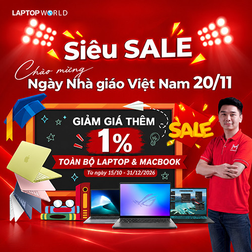 CTKM: Siêu SALE Chào mừng Ngày Nhà giáo Việt Nam 20/11