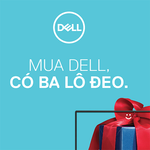 CTKM Dell:  “Mua Dell có ba lô đeo”