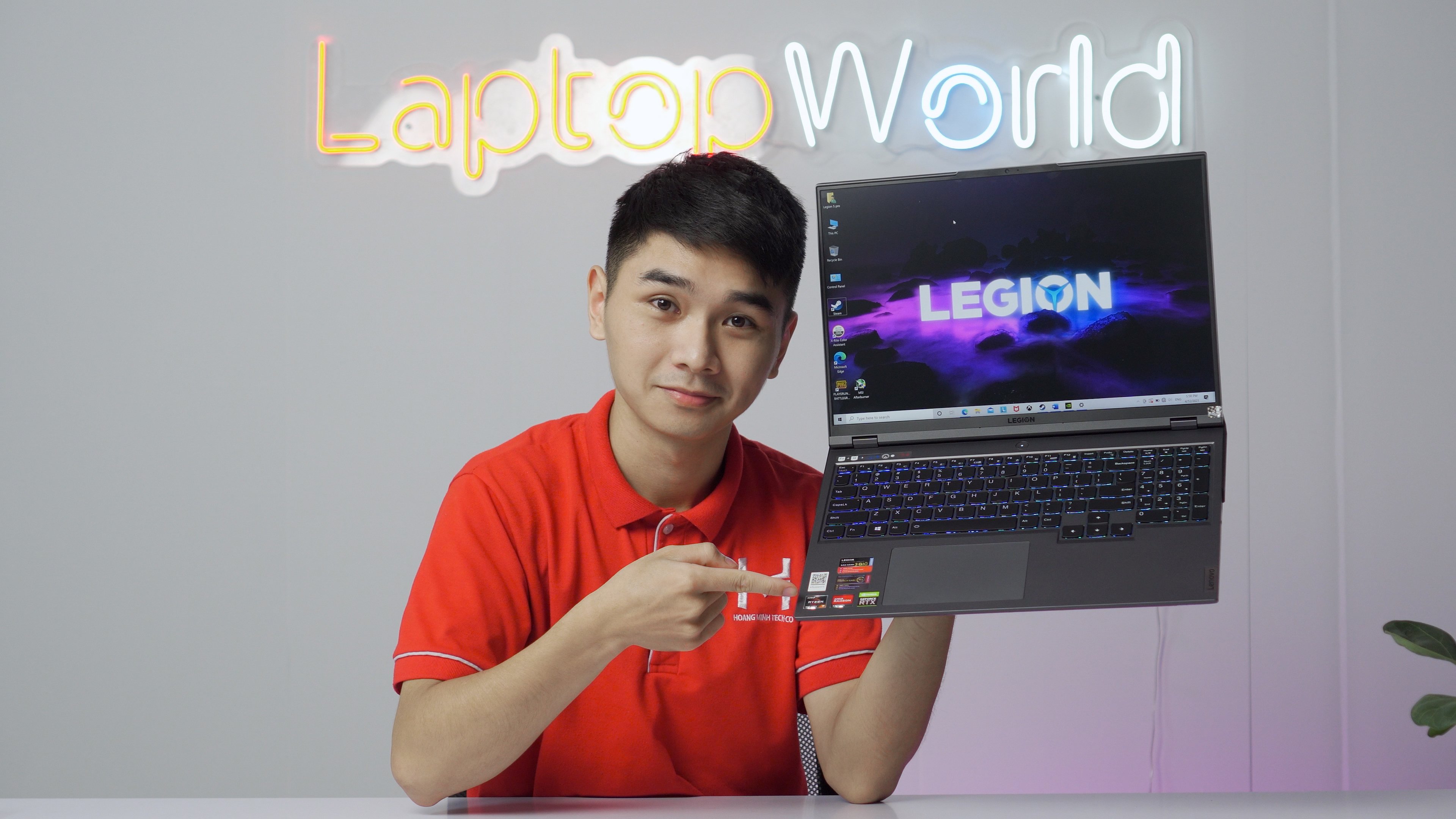 Test nhanh chiếc Lenovo Legion 5 Pro cùng 
