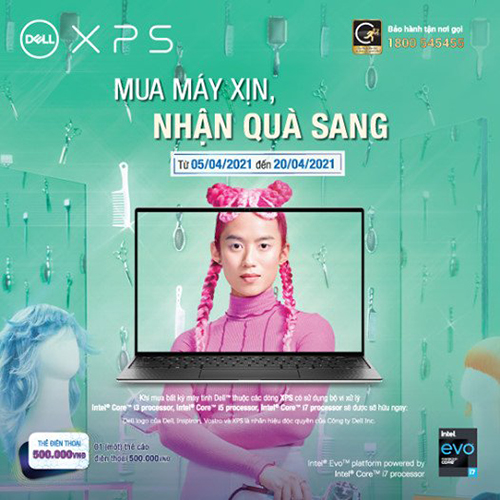 CTKM DELL XPS: “MUA MÁY XỊN, NHẬN QUÀ SANG”