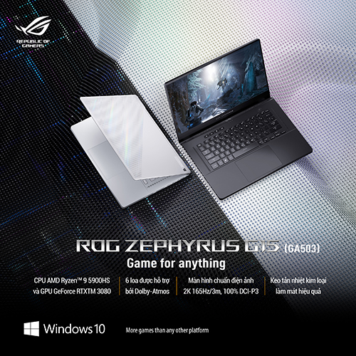 ASUS ROG Zephyrus G15 2021 có gì hấp dẫn?