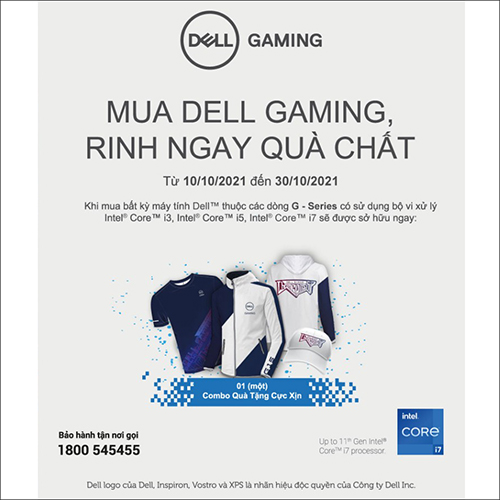 CTKM DELL: “CHIẾN GAME THẦN TỐC, RINH QUÀ CỰC ĐỈNH”