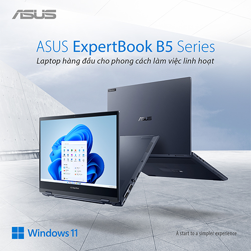 Asus ExpertBook B5 Series - Laptop hàng đầu cho phong cách làm việc linh hoạt