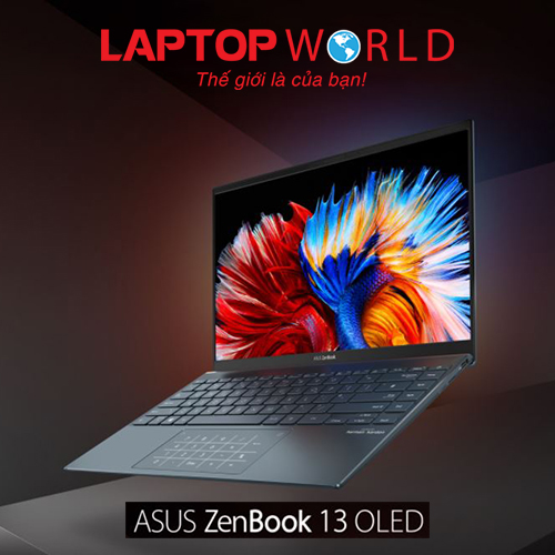 CTKM ASUS: ''Giảm sốc khi mua laptop Asus ZenBook 13 OLED UX325 tại Laptopworld''