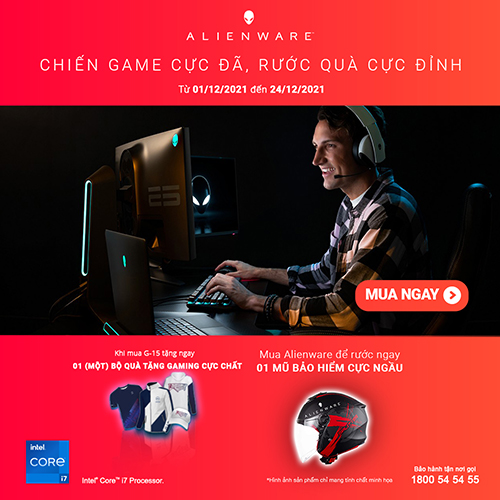 CTKM DELL: “CHIẾN GAME CỰC ĐÃ, RƯỚC QUÀ CỰC ĐỈNH”