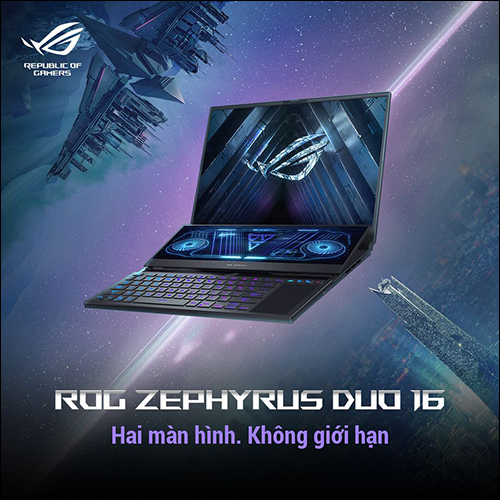 Asus ROG Zephyrus DUO 16 | Laptop 2 màn hình mạnh nhất thế giới