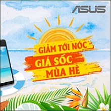 Loạt laptop ASUS giảm giá sốc chào hè 2018: “Giảm Tới Nóc, Giá Sốc Mùa Hè”