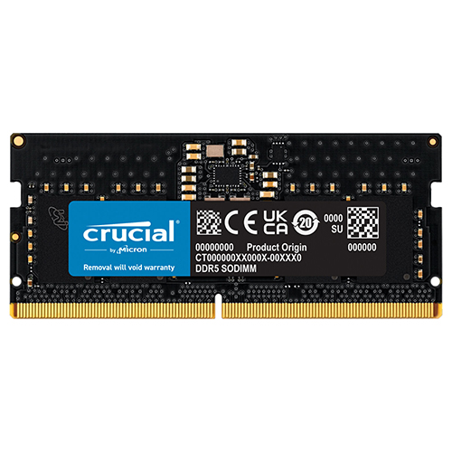 Ram laptop Crucial 8GB DDR5 bus 4800Mhz CL40 (CT8G48C40S5)