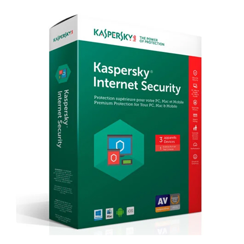 Phần mềm diệt virus Kaspersky Internet Security KIS 3 User – (có đĩa + vỏ hộp) bản 2020