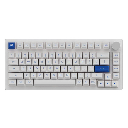 Bàn phím cơ AKKO PC75B Plus Blue on White Wireless Akko CS Jelly Pink switch