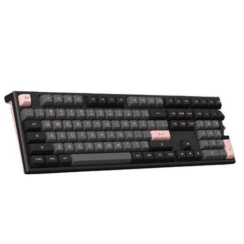 Bàn phím cơ AKKO MonsGeek MG108 Black & Pink Akko V3 Cream Yellow switch