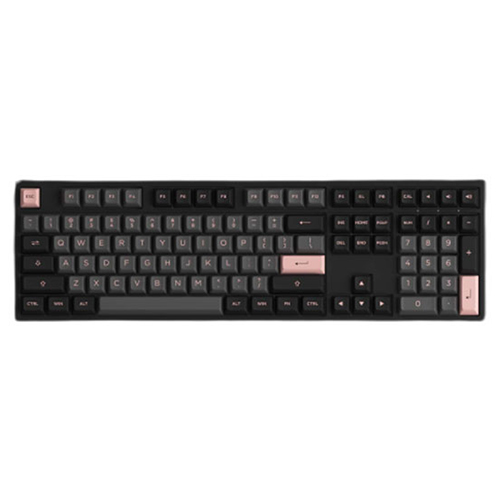 Bàn phím cơ AKKO MonsGeek MG108 Black & Pink Akko V3 Cream Yellow switch