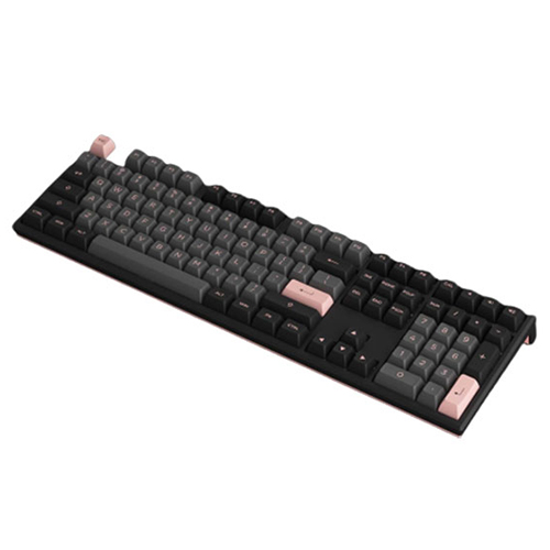 Bàn phím cơ AKKO MonsGeek MG108 Black & Pink Akko V3 Cream Yellow switch