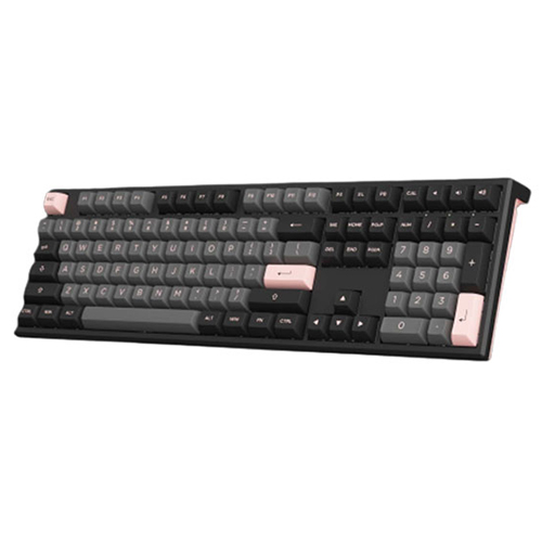 Bàn phím cơ AKKO MonsGeek MG108 Black & Pink Akko V3 Cream Yellow switch