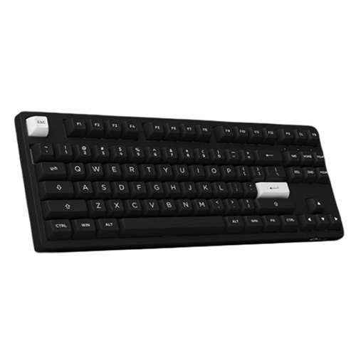 Bàn phím cơ AKKO 3087 RF White on Black Wireless Akko V3 Cream Blue switch