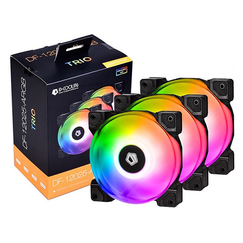 FAN CASE ID-COOLING DF-12025-ARGB TRIO 3pcs Pack