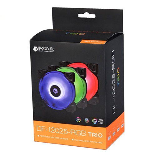 FAN CASE ID-COOLING DF-12025-ARGB TRIO 3pcs Pack