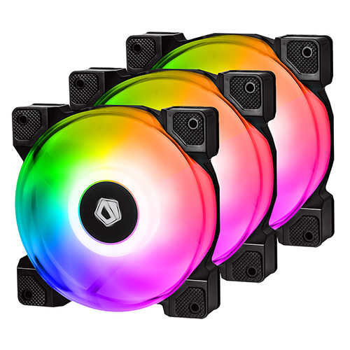 FAN CASE ID-COOLING DF-12025-ARGB TRIO 3pcs Pack