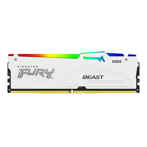 Ram Kingston FURY Beast White RGB 32GB (2x16GB) DDR5 bus 5600Mhz