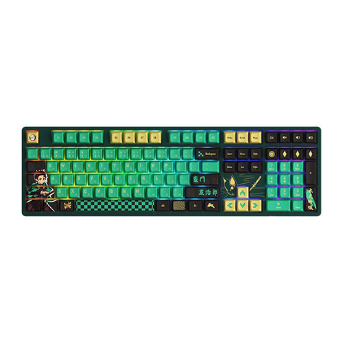 Bàn phím cơ AKKO 5108B Plus Multi-modes Demon Slayer – Kamado Tanjirou Akko CS Crystal switch