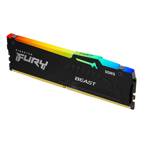 Ram Kingston FURY Beast White RGB 32GB (2x16GB) DDR5 bus 5200Mhz