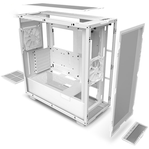 Vỏ case NZXT H7 Flow WH/WH CM-H71FW-01 (Mid Tower / Màu Trắng)