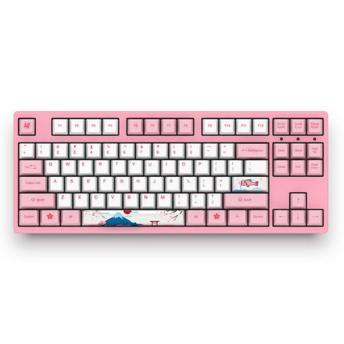 Bàn phím cơ AKKO 3087 RF World Tour Tokyo Akko V3 Cream Yellow switch