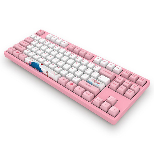 Bàn phím cơ AKKO 3087 RF World Tour Tokyo Akko V3 Cream Yellow switch