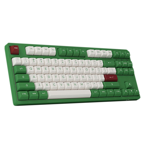 Bàn phím cơ AKKO 3087 RF Matcha Red Bean Wireless Akko V3 Cream Blue switch