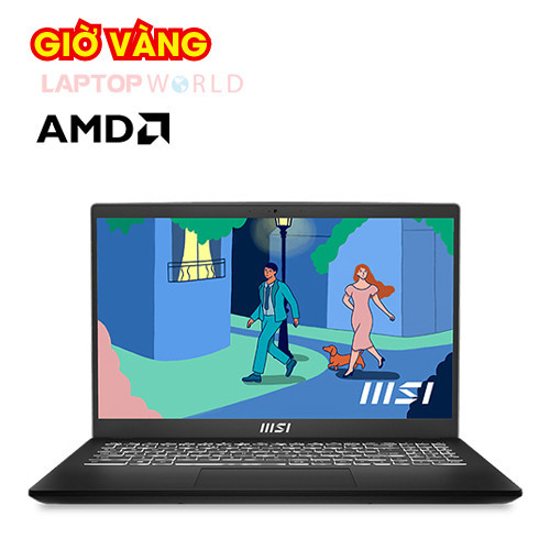 MSI Modern 15 B7M 238VN (Ryzen 7-7730U | Ram 16GB | 512GB SSD |  AMD Radeon™ Graphics | 15.6inch FHD | Win 11 | Đen)