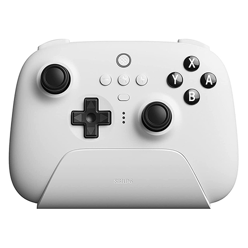 Tay cầm chơi game 8BitDo Ultimate Bluetooth Wireless Controller kèm Dock Sạc hỗ trợ Windows / Nintendo Switch SteamOS, màu trắng 