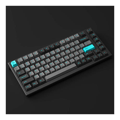 Bàn phím cơ AKKO MonsGeek MG75 Black & Cyan Akko V3 Cream Blue switch