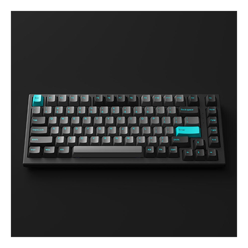Bàn phím cơ AKKO MonsGeek MG75 Black & Cyan Akko V3 Cream Blue switch