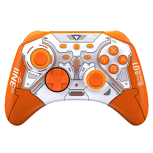 Tay cầm chơi game không dây IINE Ares Transparent Wireless Controller Màu Mecha Orange L787