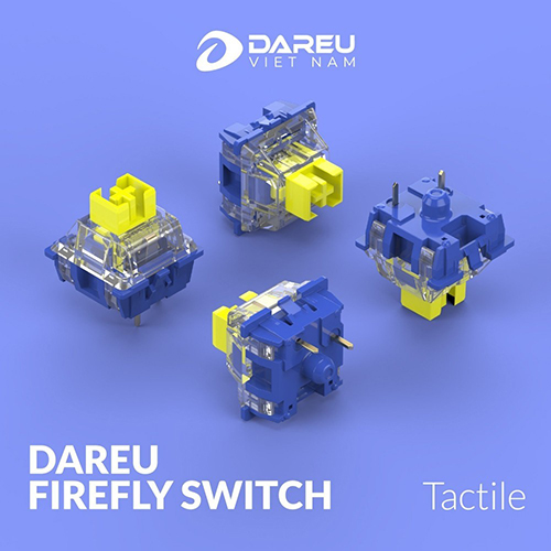 Bộ switch DareU FIREFLY (Tactile) Hotswap Switches – POT x45 sw
