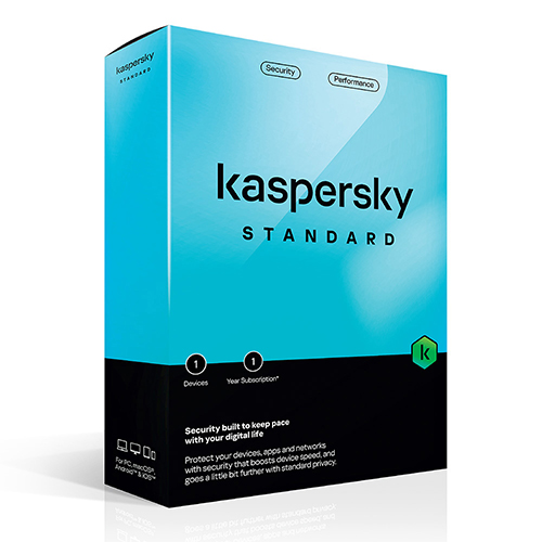 Phần mềm Diệt Virus Kaspersky Standard (1 Thiết Bị - 1 Năm)