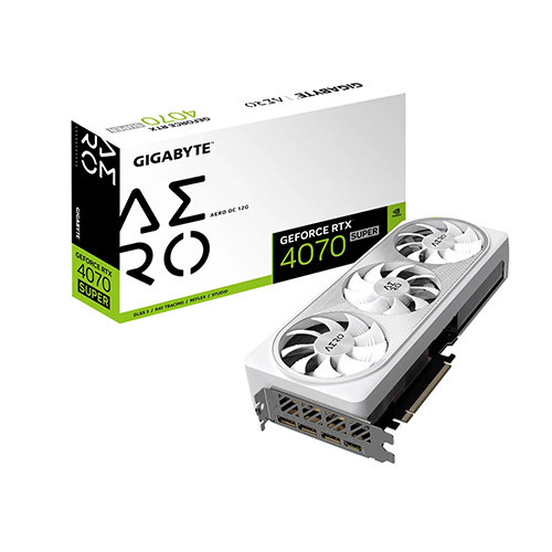 VGA Gigabyte GeForce RTX 4070 SUPER AERO OC 12GB GDDR6X (N407SAERO OC-12GD)