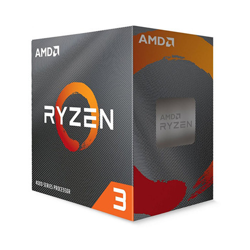 CPU AMD Ryzen 3 4100 (3.8 GHz (4.0 GHz with boost) / 6MB cache / 4 cores 8 threads / socket AM4 / 65 W)