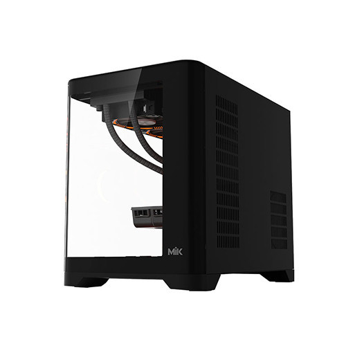 Vỏ Case MIK FOCALORS M BLACK ( MATX, Màu Đen) Case Bể Cá