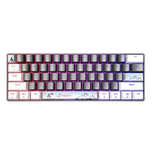 Bàn phím cơ E-DRA EK361W SNOW White Gray Yellow switch