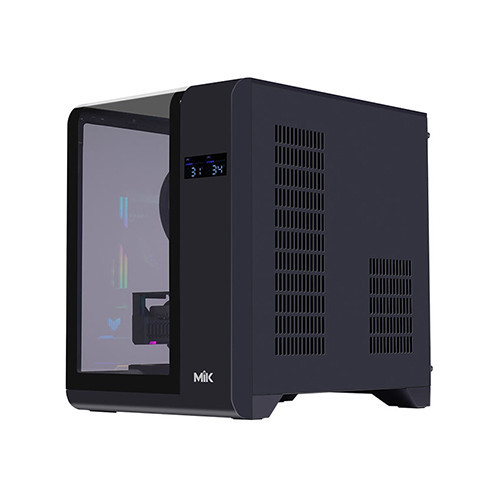 Vỏ Case MIK BARBATOS M BLACK (MATX/MID TOWER/Màu Đen)