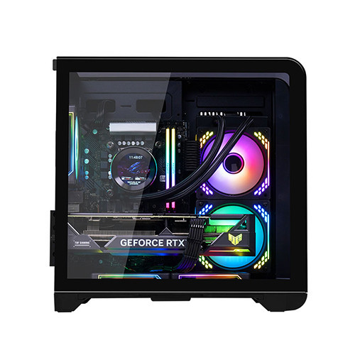 Vỏ Case MIK BARBATOS M BLACK (MATX/MID TOWER/Màu Đen)