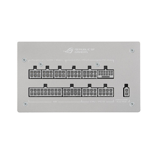 Nguồn Máy Tính Asus ROG STRIX 1000W Gold Aura WHITE Edition (ATX 3.0 - Pci 5.0 - Full modular)