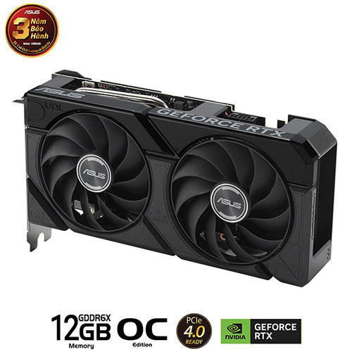 VGA ASUS Dual GeForce RTX 4070 SUPER EVO OC Edition 12GB GDDR6X (DUAL-RTX4070S-O12G-EVO)