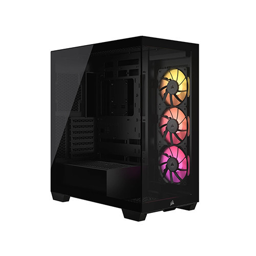 Vỏ Case Corsair iCUE LINK 3500X RGB Tempered Glass (Mid-Tower, Black) CC-9011280-WW