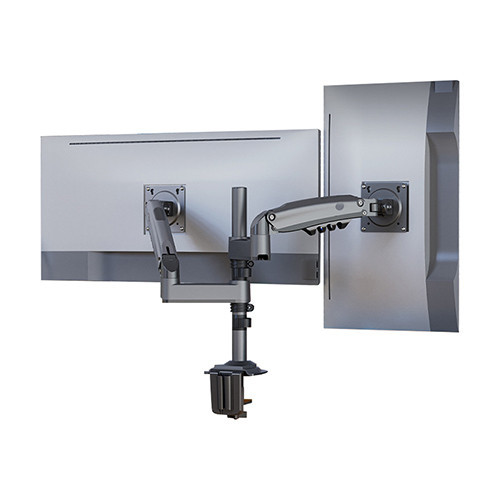 Giá treo hai màn hình North Bayou H180 màu Đen Xám 17 - 27inch